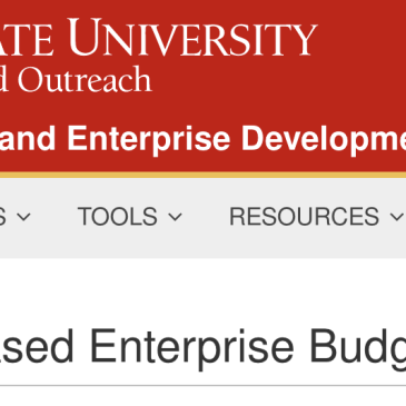 Market-Based Enterprise Budgets Toolkit