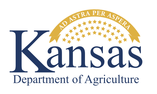 Kansas Department of Agriculture logo. Ad astra per aspera.
